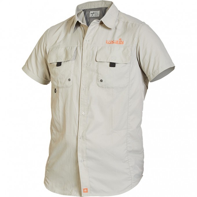 Рубашка NORFIN FOCUS SHORT SLEEVES GRAY 01 р.S 656001-S
